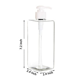 Youngever clear square bottles demonstrate recyclable, reusable packaging for eco-friendly homes.