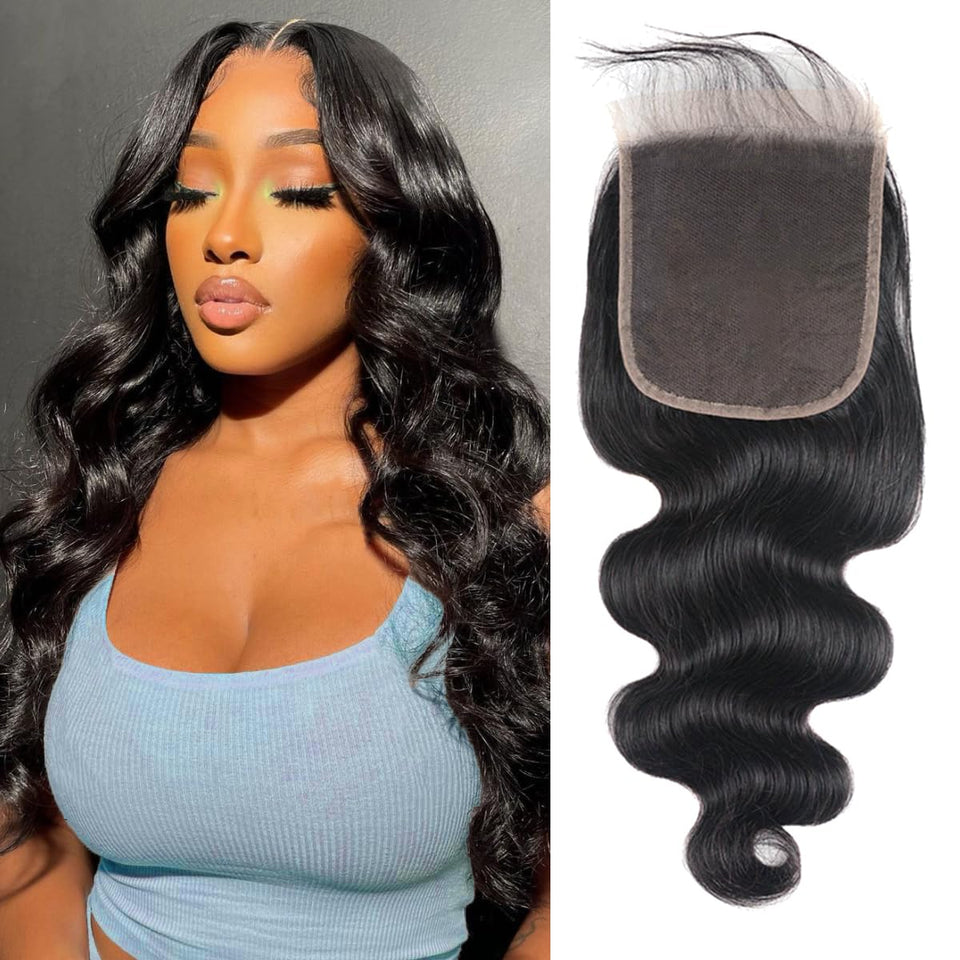 Youngirl 5x5 HD lace closure with natural scalp blend