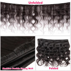 Youngirl Brazilian body wave 22-inch bundles deliver dramatic length and fullness
