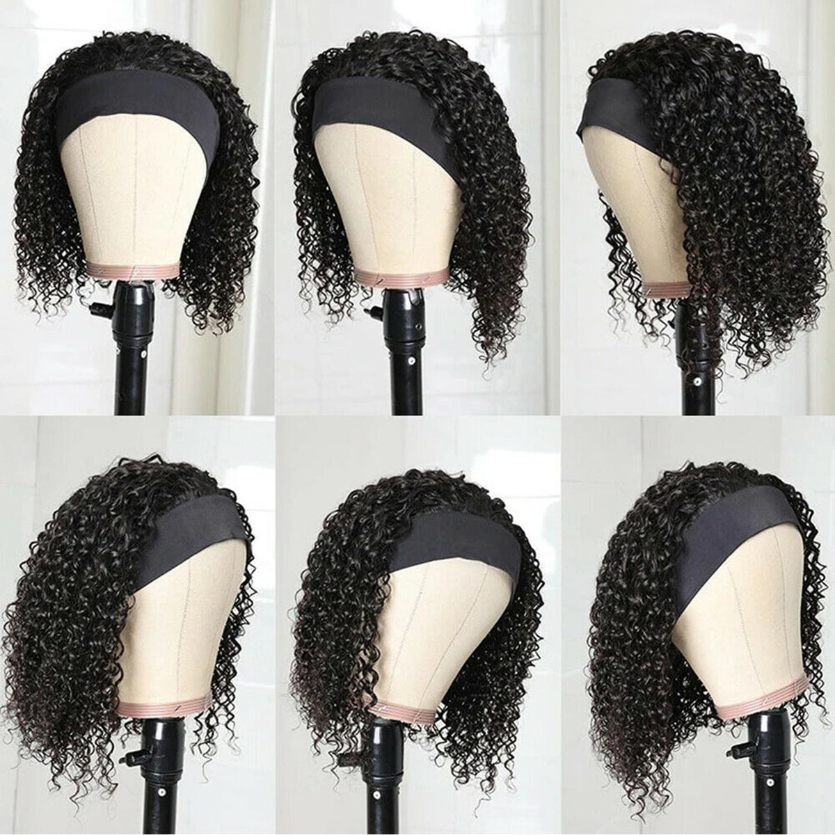 Youngirl Deep Wave Headband Wig, back view, natural fall and volume for versatile looks.