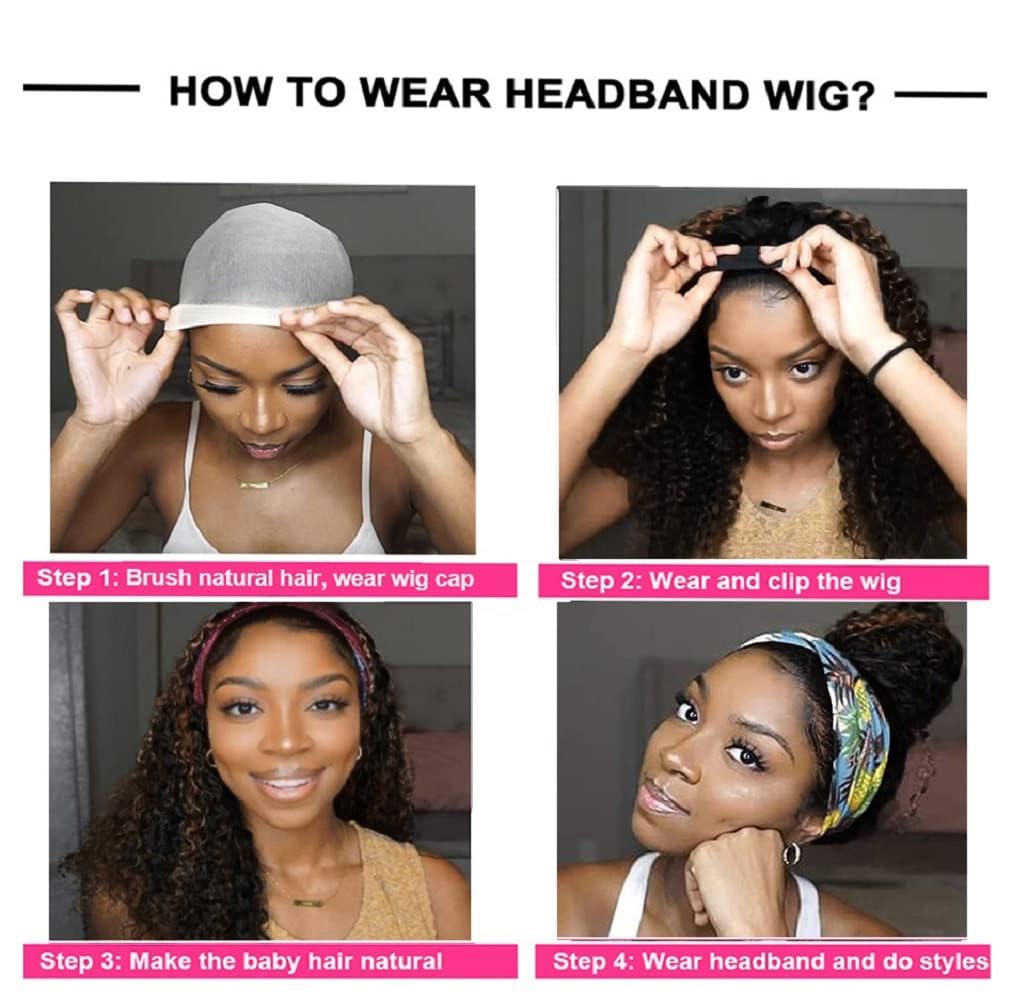 Youngirl wig with Velcro and combs for secure fit.