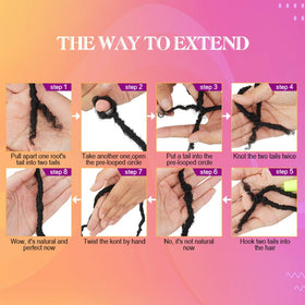 Youngther lightweight breathable locs keep scalp comfortable.