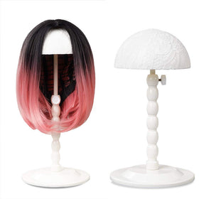 Youngther wig stand adjustable height for versatile styling and display.