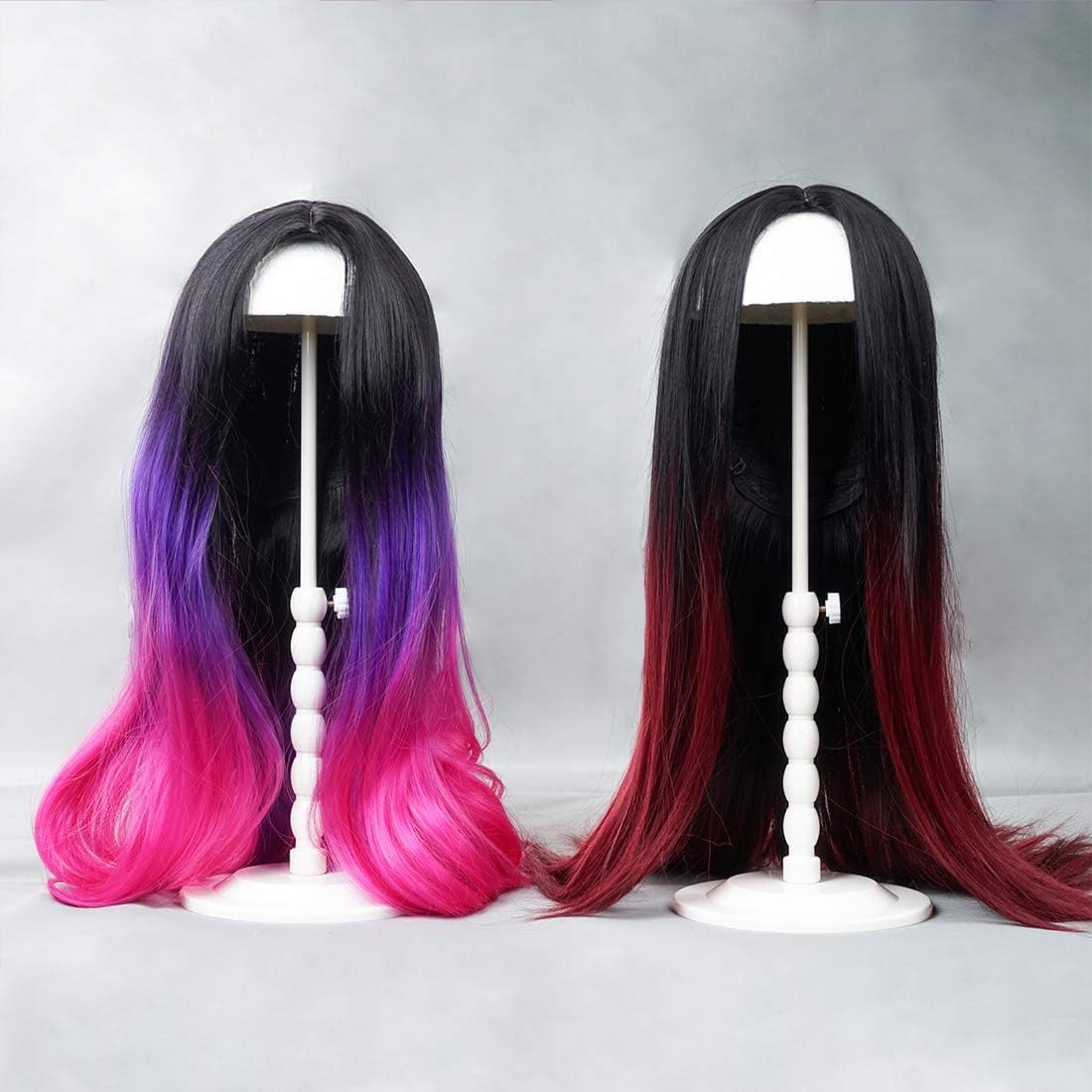 Youngther wig stand compact foldable kit for on-the-go styling.