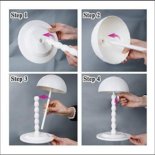 Youngther pack-two wig stands ideal for versatile storage and travel.