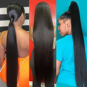Younsolo Brazilian virgin straight hair weft offers strong, low-shedding weaving