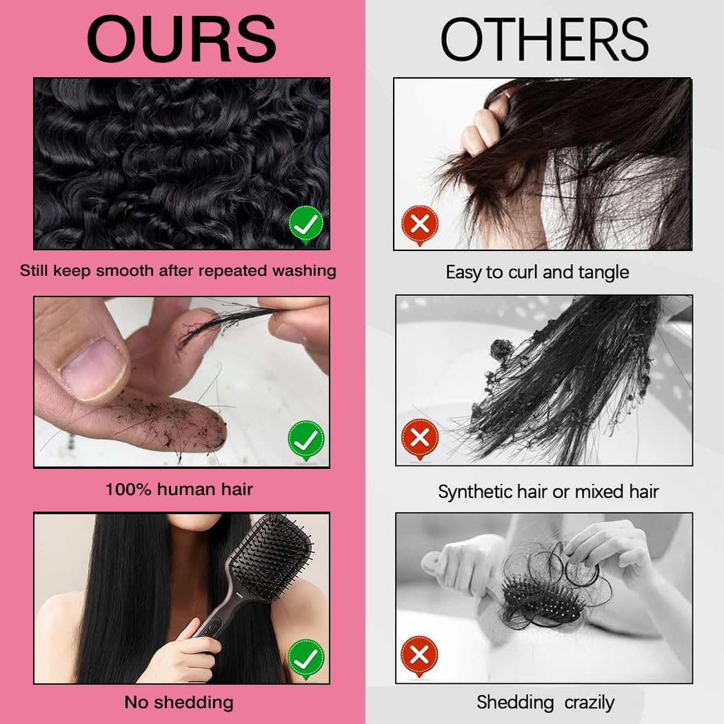 Younsolo Burmese curly hair bundles packaged ready-to-wear extensions.