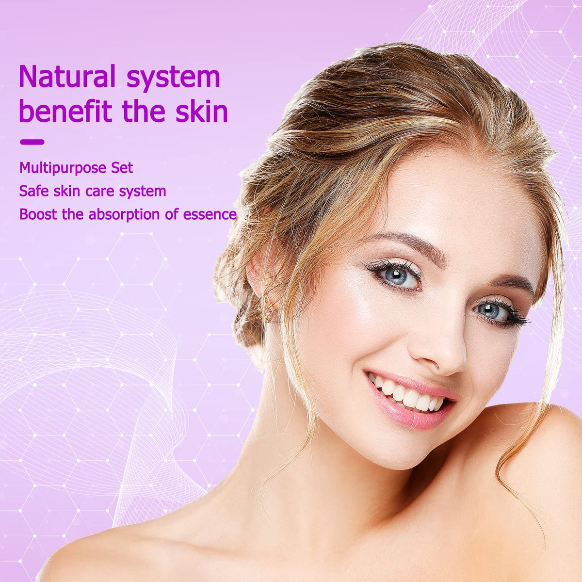 YourMate neon-tube set enables versatile home skincare routines.