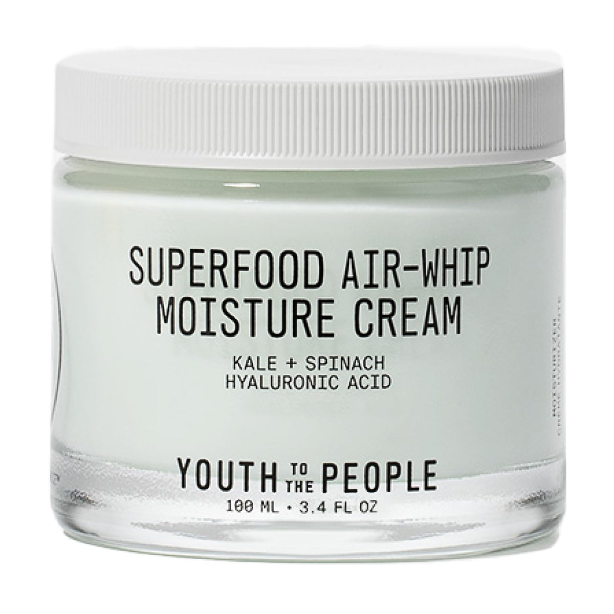 Youth To The People Air-Whip Moisture Cream bottle delivering lightweight hydration.