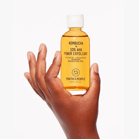 Fragrance-free swatch of Youth To The People Kombucha + 10% AHA Exfoliant