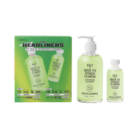 Youth To The People Headliners Gift Set 8oz cleanser bottle for daily cleansing and makeup removal.