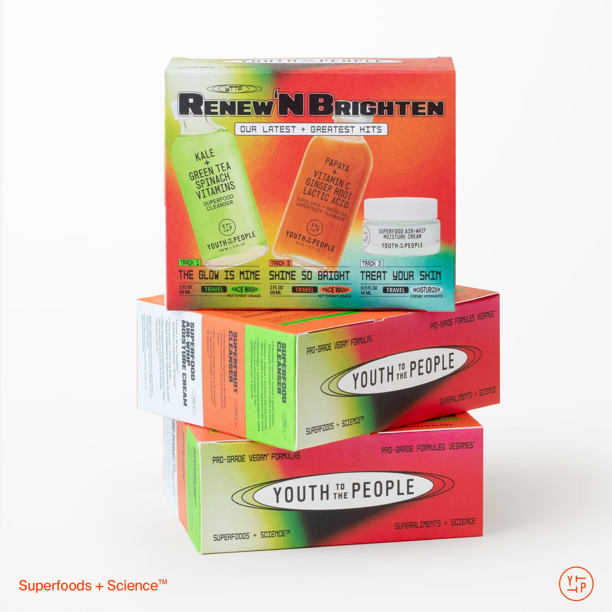Youth To The People Holiday Gift Box on vanity inspires gifting and self care