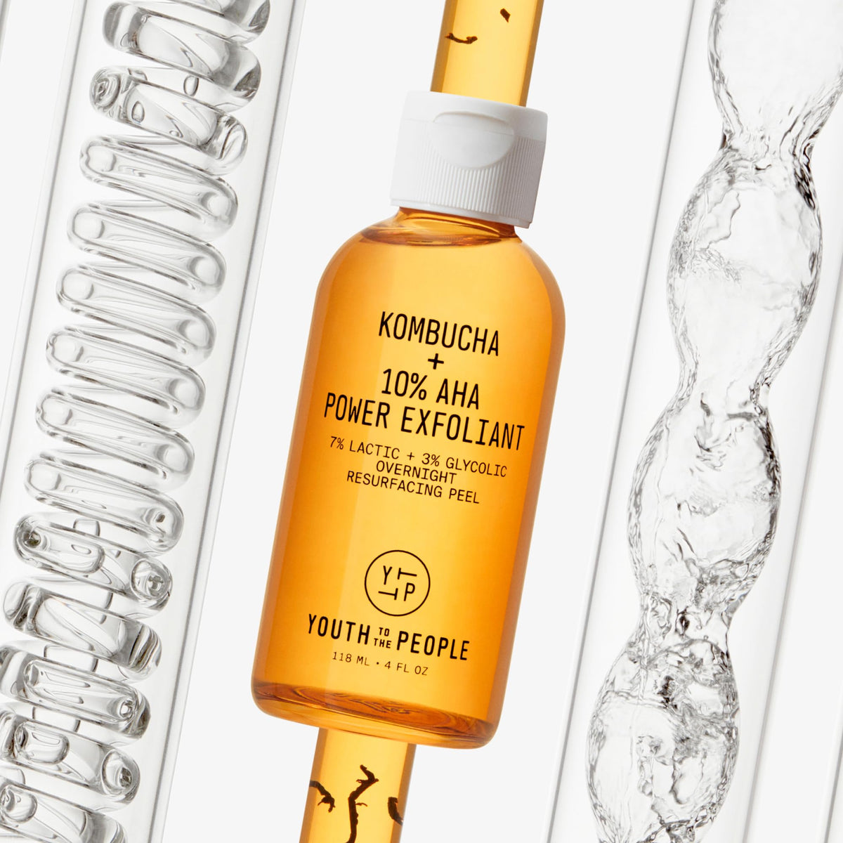 Youth To The People formula featuring lactic and glycolic acids as key exfoliants