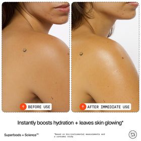 Youth To The People Superberry Extracts image with antioxidant badge—helps brighten dull skin.