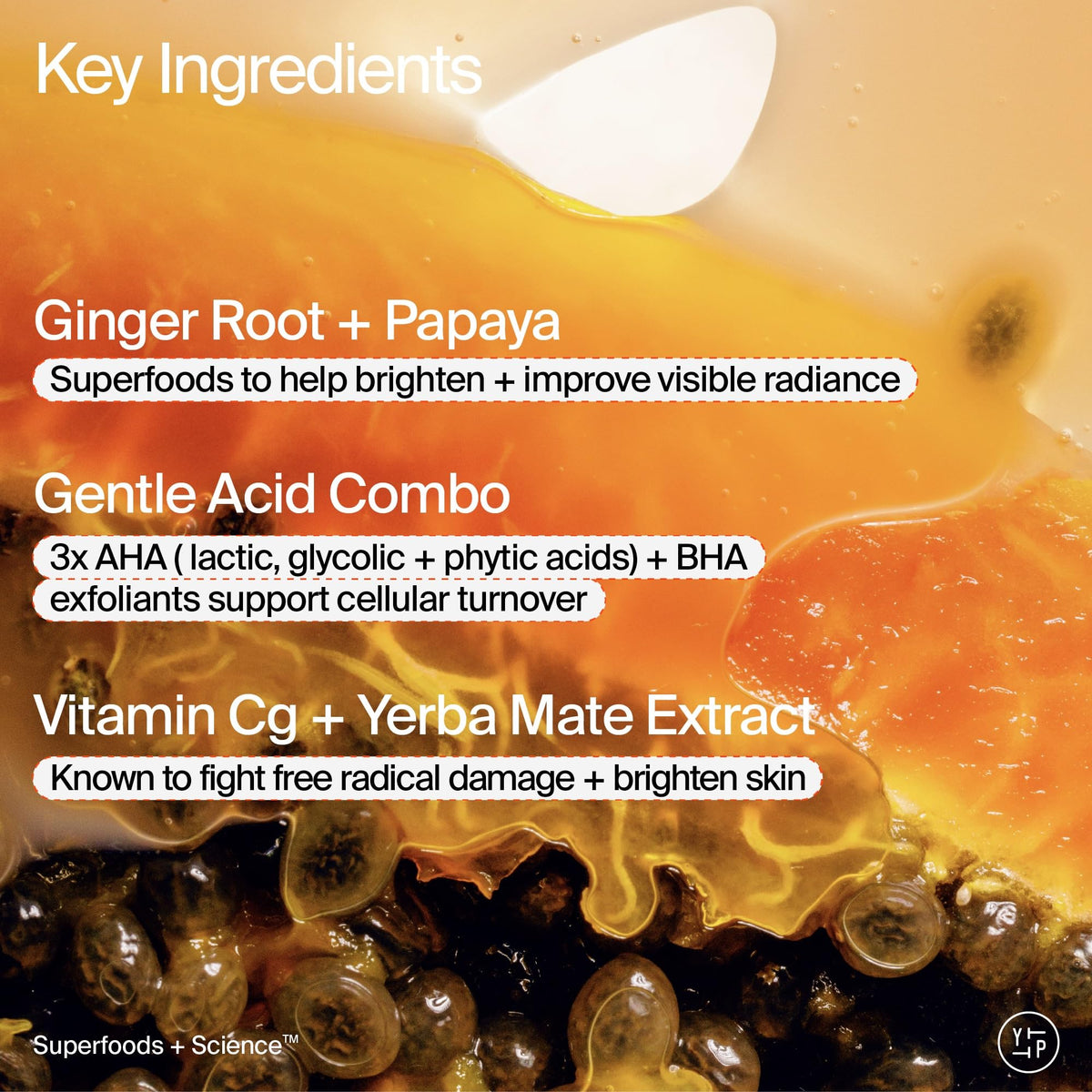 Youth To The People Superfruit Cleanser with ginger and papaya boosts radiance