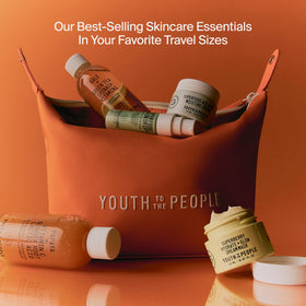 Youth To The People Skin Drip Serum bottle helps brighten and even complexion.