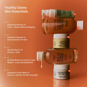 Youth To The People Superfruit Cleanser tube offers gentle exfoliation for refreshed skin.