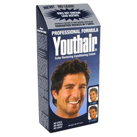 Applying Youthair Cream for Men directly from the tube for effortless daily color care.
