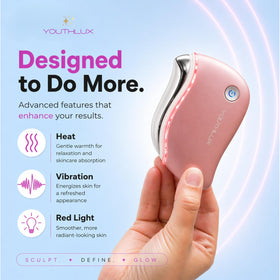 YOUTHLUX ProSculpt four-mode settings for gentle to invigorating sessions.