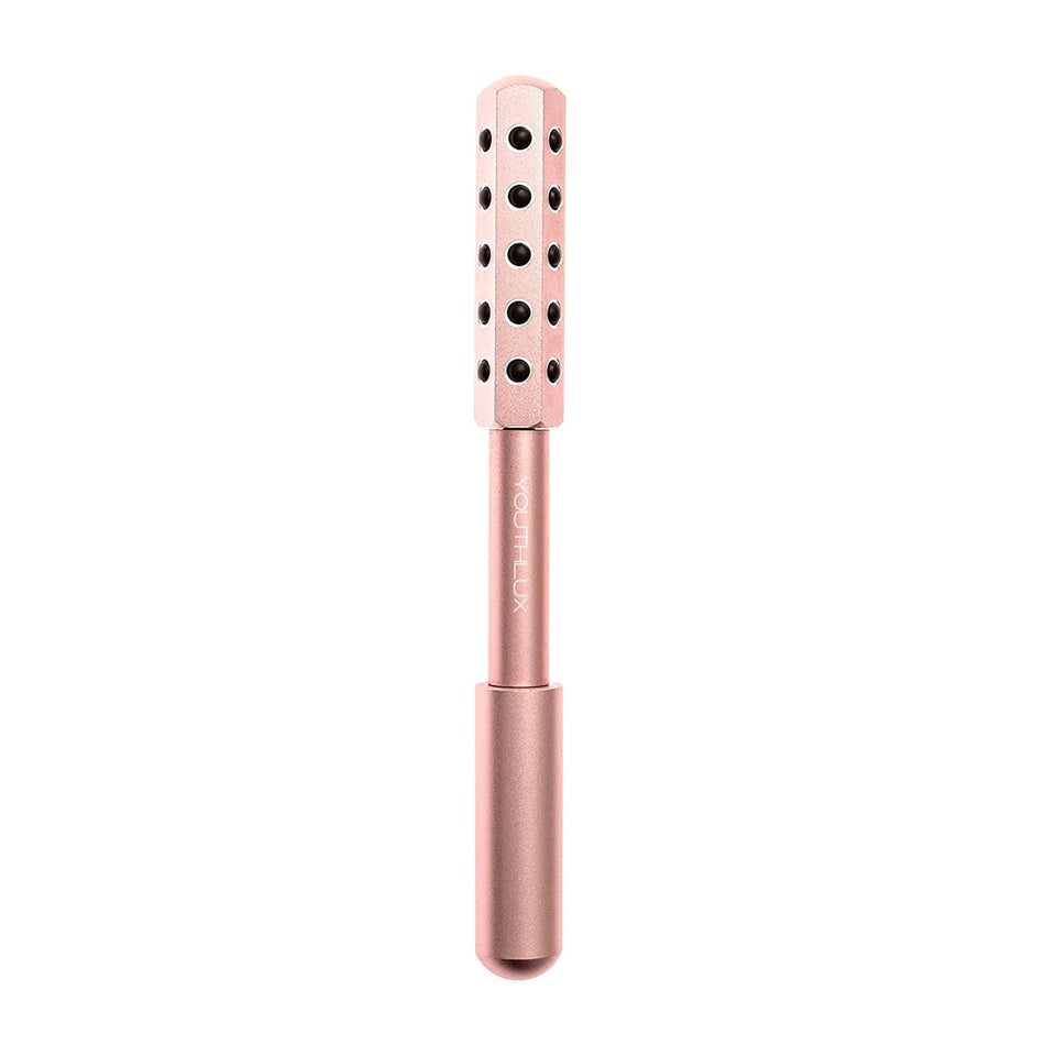 YOUTHLUX Radiance Roller rose-gold for cooling massage and radiant skin.