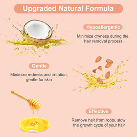 Yovanpur hard wax beads melting at lower temperature for comfortable waxing.