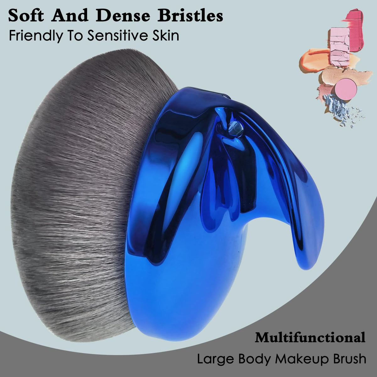 Yoyair daily-use body makeup brush easy to clean and carry