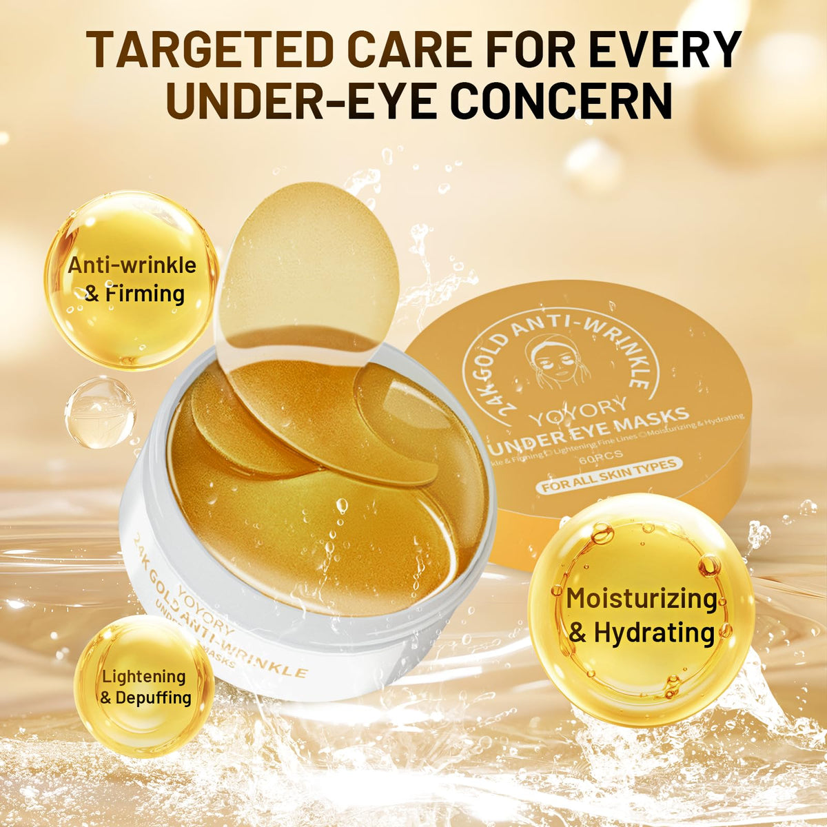 YOYORY patches target dark circles and fine lines for a refreshed look