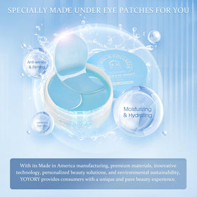 YOYORY blue tinted hydrogel formula smoothing the eye contour