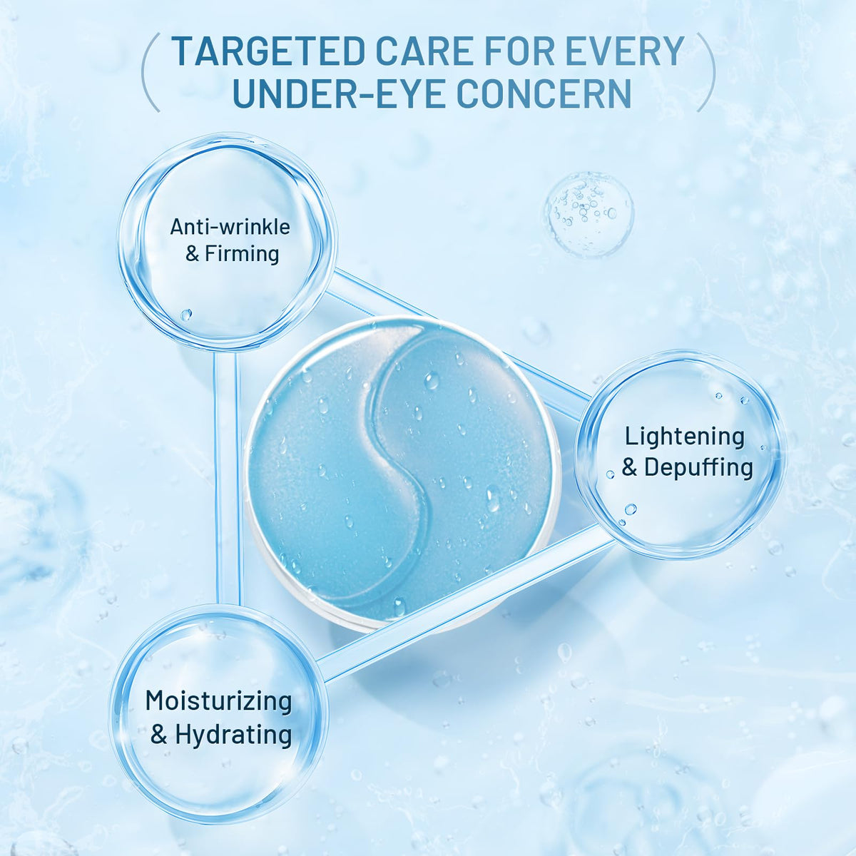 YOYORY hyaluronic acid collagen-infused eye patches for firmness