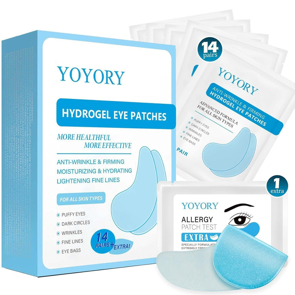 YOYORY under-eye patches packaging ready for a refreshed routine with nourishing hydration.