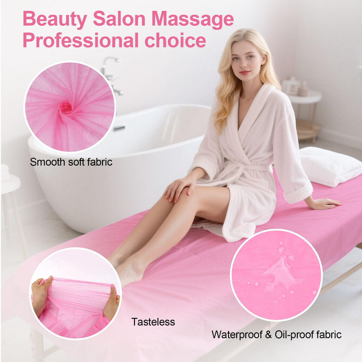 Ypfyed hygienic disposable sheets simplify cleanup after spa or beauty sessions