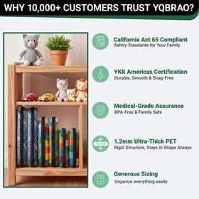 YQBRAO six-color collection to color-code essentials