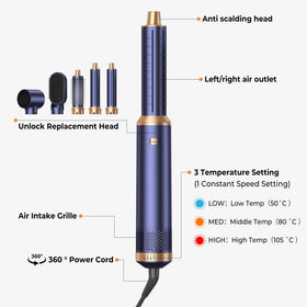 Yitrust ceramic-coated brush head to reduce frizz during styling