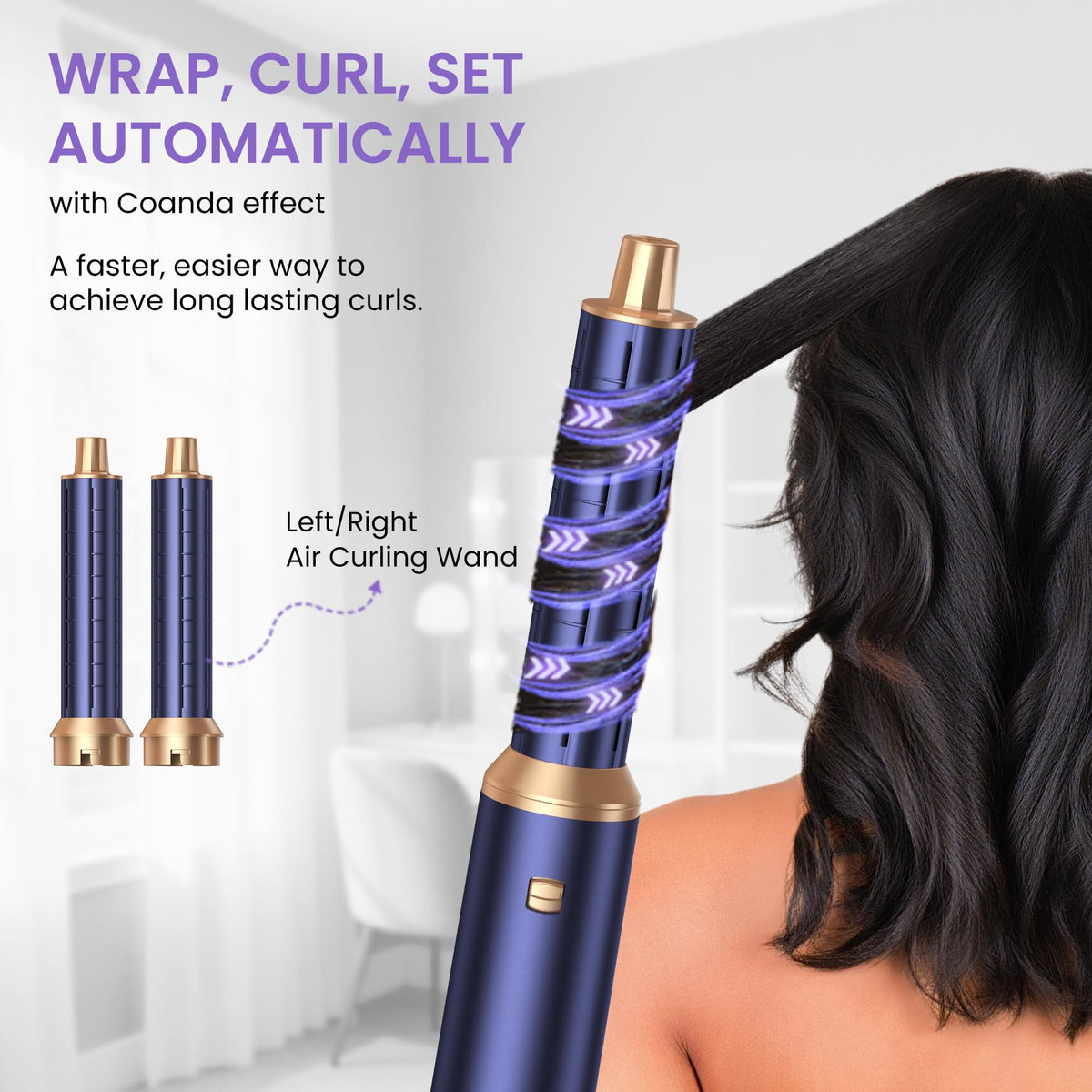 Close-up of Yitrust hair dryer attachment for fast drying and smoothing