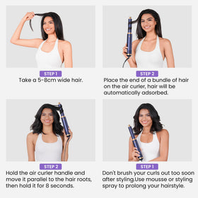 Yitrust straightening brush attachment A smooths and straightens with heat