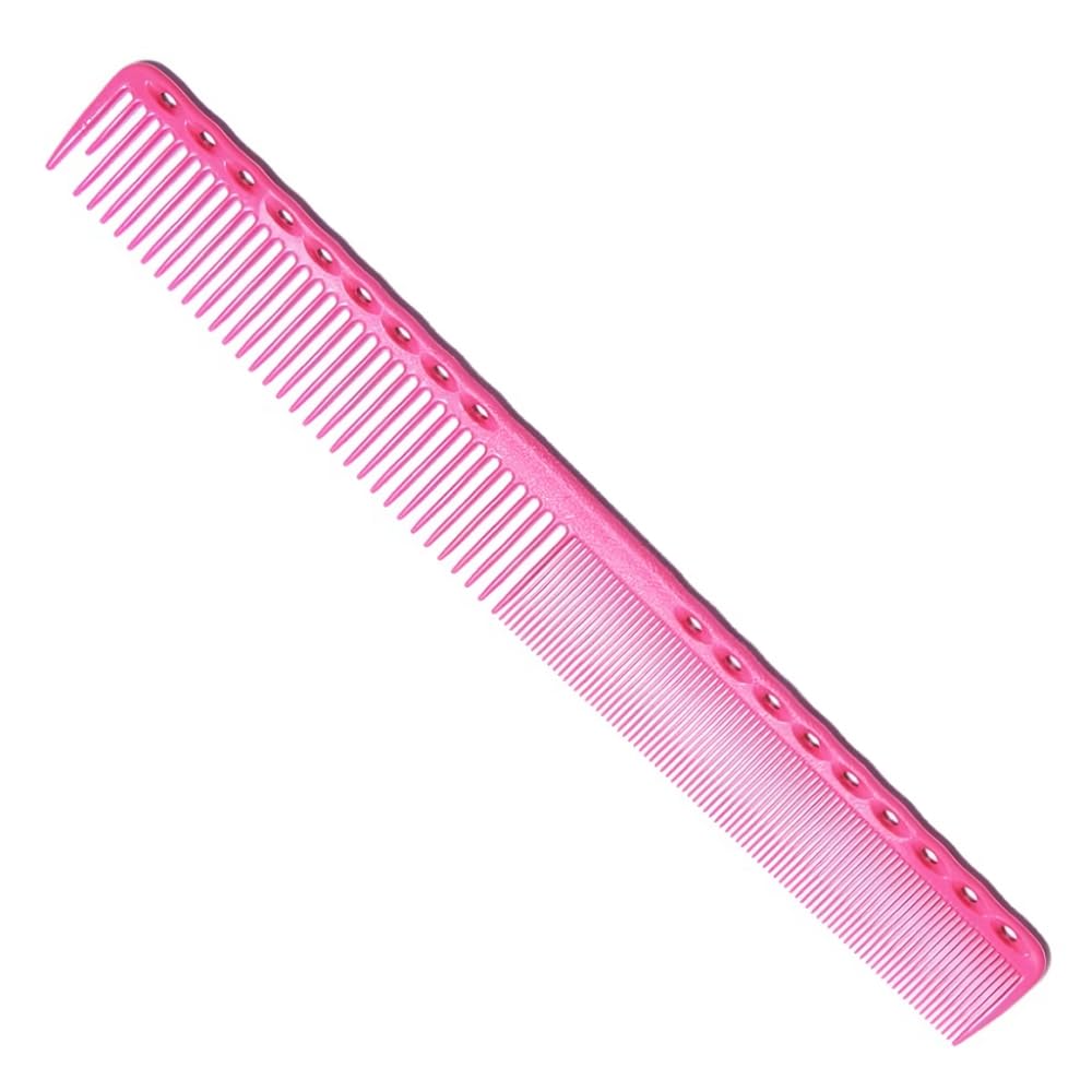 Y.S.PARK 331 pink fine cutting comb for extra-long precision and smooth glide.