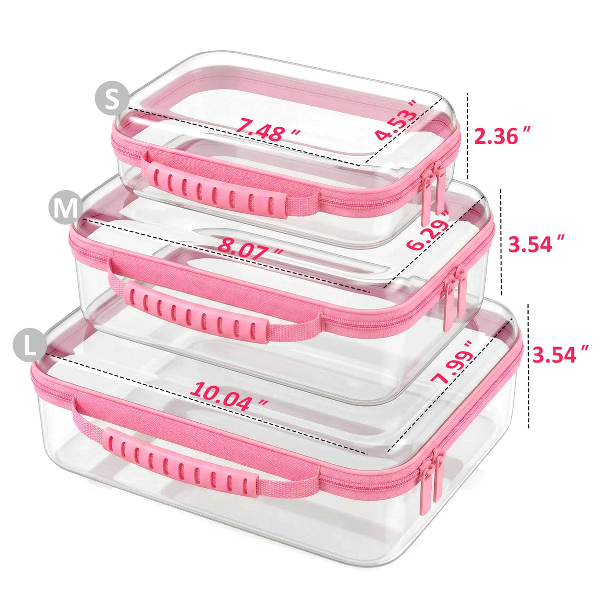 YSHXNX grab-and-go handle enables portable organization.