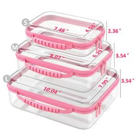 YSHXNX grab-and-go handle enables portable organization.