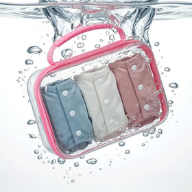 YSHXNX reinforced zipper and water-resistant material on a bag.