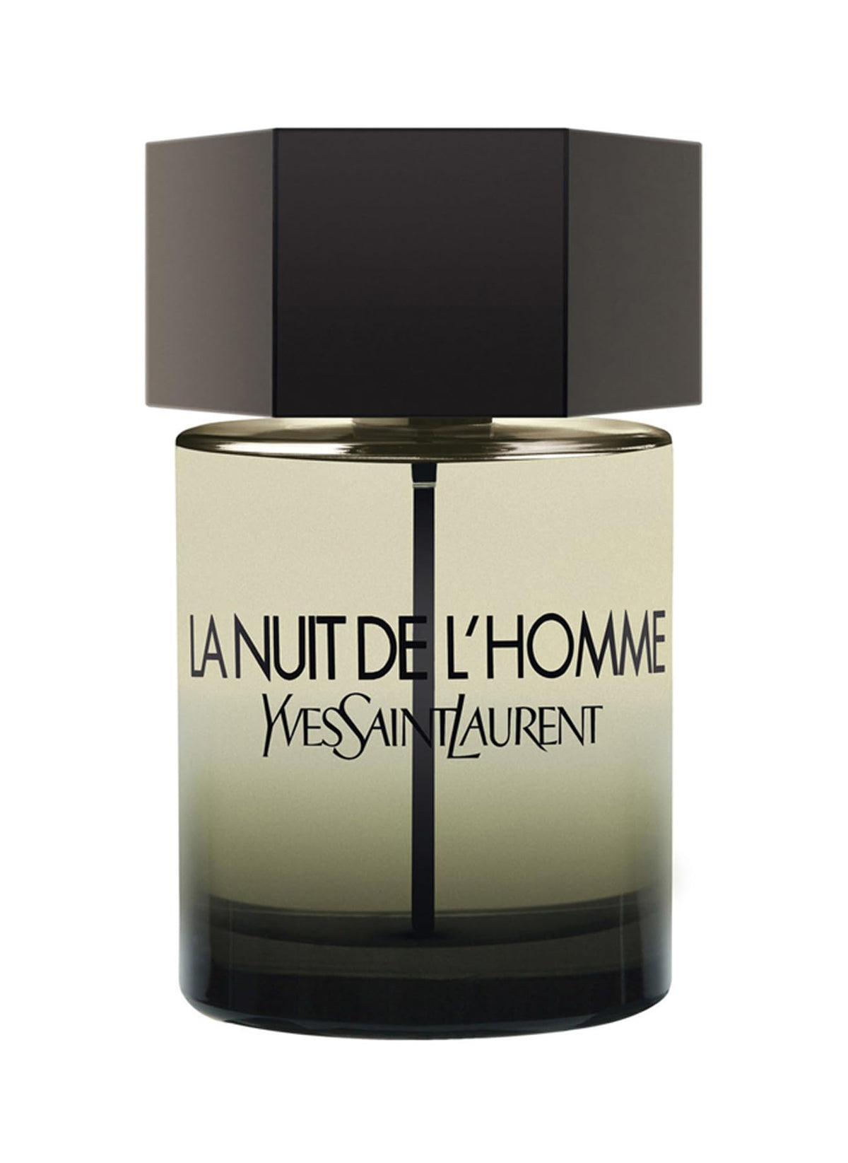 Yves Saint Laurent La Nuit de L'Homme bottle on skin, lasting masculine charm.
