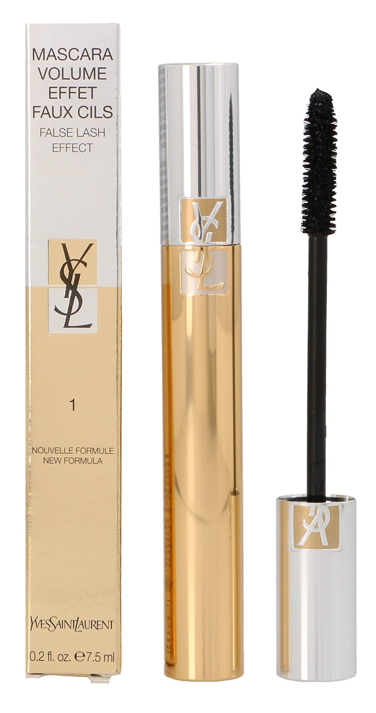 YSL Volume Effet Faux Cils close-up demonstrates the finished, dramatic look.