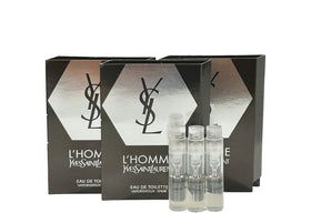 Yves Saint Laurent Y Men L'Homme EDT sample set with three travel vials