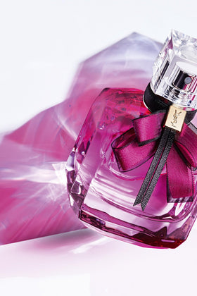 YSL Mon Paris Intense bottle and fragrance concept ideal for gifting and self-care.