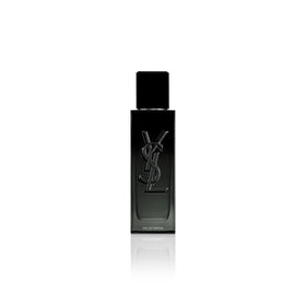 Close-up cap detail of YSL MYSLF bottle, emphasizing refined craftsmanship.