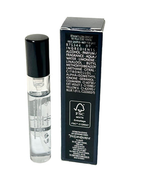 YSL Y Men mini spray cap and nozzle detail for precise application.