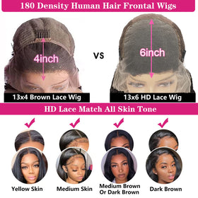 Ysxbui baby hair and deep part options for versatile styling