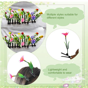Yszhijia grass sprout clip provides light, comfortable decoration for casual outfits.
