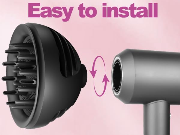 YTCHYYSK Curl-types styling demo shows sustainable curls with diffuser.