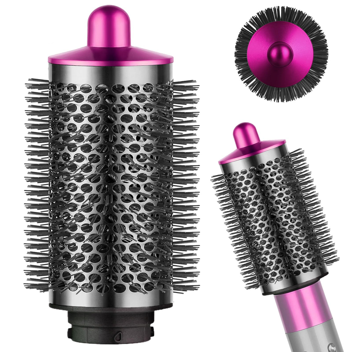 YTCHYYSK Large Round Volumizing Brush for Dyson Airwrap Rose enhances natural lift