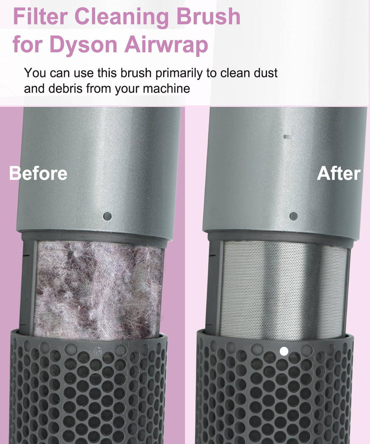YTCHYYSK mesh protection cover for Dyson Airwrap reduces tangling risk